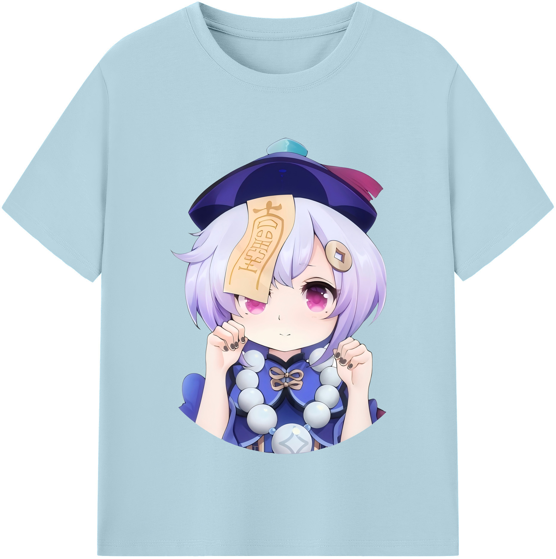 げんし神 七七 なな  genshin Nana 綿100％半袖Tシャツ（フロントプリント）
